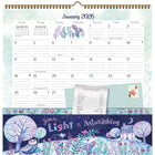 WSBL - 2026 Inspirations Simples Note Nook  Calendrier mural Mensuel - 30,5 cm l x 30,5 cm H - Anglais-Format : 30,5 cm L x 30,8 cm H