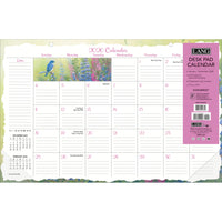 Lang - 2026 Oiseaux Chanteurs Calendrier de Bureau Bloc-Notes Mensuel - 11 po H x 17 po l - Anglais-Format 12 mois (Janvier - Décembre 2026)