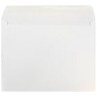 JAM Paper Enveloppes format livret à rabat droit gommé, 9 x 12 po, blanches, 100 par paquet-Taille : 9 x 12 po