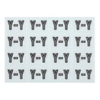 Oxford – Étiquettes alphabétiques compatibles Datafile, « Y », blanc/gris, paq./240-Assignez des lettres spécifique aux sections de classement individuelles