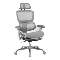 TygerClaw - Chaise de Bureau Ergonomique Dossier Haut avec Accoudoirs 3D-Personnalisez la hauteur, la largeur et la profondeur des accoudoirs pour un soutien parfait des bras et des épaules