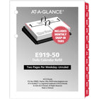 AT-A-GLANCE – Recharge de calendrier de bureau quotidien 2027 2 pages/jour – 3 3/4 po H x 3 po l – anglais-Format des pages : 3 3/4 po H x 3 po l