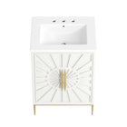 Modway - Awaken 24" Vanette de salle de bain - Blanc-8