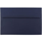 JAM Paper - Enveloppes d'invitation A9 - 5,75 x 8,75 - bleu marine - Paquet de 25-Caractéristiques de l'enveloppe : Fermeture en gomme à rabat droit, finition en papier lisse de haute qualité