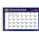 Turner Sports - 2026 Canadiens De Montreal Calendrier de Bureau Bloc-Notes Mensuel - 11 po H x 17 po l - Anglais-4