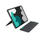 Logitech - Flip Folio pour iPad Pro 13 pouces, iPad Air 13 pouces-Clavier sans fil compact et détachable : sortez-le, placez-le n'importe où et utilisez la fixation magnétique pour l'accrocher à l'étui de votre iPad et le ranger facilement	