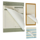 General Supply Goods + Co - Blocs-notes de bureau - paquet de 3-Bloc-notes planificateur quotidien (6 x 8 po), Bloc-notes (3 x 6 po), Bloc de feuillets autocollants (3 x 3 po)