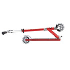 Globber - Trottinette Flow Elements avec Lumières – Rouge-Frein arrière en aluminium long pour une efficacité de décélération et une longévité accrue des roues