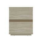 Manhattan Comfort - Table de nuit moderne Evelyn 20" à 3 tiroirs - Naturel-Assemblage à domicile requis Tout le matériel inclus