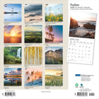 Plato - 2026 Psaumes Calendrier mural Suspendu Mensuel - 30,5 cm l x 61 cm H - Anglais-Conception Durable - Le papier robuste et de haute qualité empêche le froissage et le débordement de l'encre, et la reliure durable assure la longévité tout au long de l'année