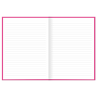 Hilroy - Journal rose Mahjong. 6 po l x 8 po H, Ligné, rose, 80 feuilles-Reliure cartonnée 