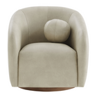 Modway - Holland Pivot Cuir végane Fauteuil - Monnaie-7