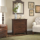 Bush Furniture Key West KWF130BC-03 Classeur latéral à 2 tiroirs Cerise Bing Lettre/Légal-Dimensions assemblées : 30 po H x 30 po L x 19 7/8 po P