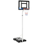 Soozier – Panier de basketball ajustable de 7 à 8,5 pi-Hauteur réglable, pour que tous les âges puissent en profiter 
