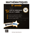 Dynamic Math book Alberta 5e année-Le classeur contient des instructions, des exemples et des questions pratiques