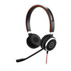 Jabra - Evolve 40 Casque Filaire Stereo Professionnel - 3,5 mm, Connexion USB Type-A - Compatible avec Microsoft Teams-Voyant d'utilisation