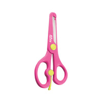 Hilroy - Ciseaux d’entraînement avec système d’aide - bout rond - rose - 5 po-Apprentissage amélioré : Le système de verrouillage d'entraînement aide les enfants à apprendre la bonne façon d'utiliser les ciseaux en contrôlant l'ouverture et la fermeture, ce qui leur permet de maîtriser plus facilement les techniques de coupe