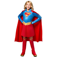 Rubies Supergirl Deluxe Girls Costume - Medium-Bring your favourite character or costume idea to life