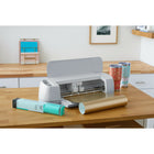 Cricut - Smart Vinyl Matte Metallic – Permanent, 3 pi, Argent-Résistant aux intempéries, idéal pour les projets extérieurs