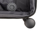 Bugatti - Valise d'enregistrement 25.50po à roulettes pivotantes de la collection Berlin - Charbon-Serrure TSA intégrée pour plus de sécurité