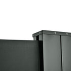 Outsunny - Store latéral double rétractable - gris-Cadre métallique de qualité rendant ce store latéral durable et résistant à la rouille
