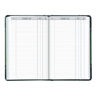 Blueline - 2026 Agenda quotidien Traditional - 13-3/8 po x 8 po - Marbre vert - Bilingue-Section registre comptable