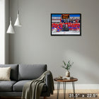 Montreal Canadiens Clarence S. Campbell Bowl sur toile - Toile encadree - 31" x 22"-Prêt à accrocher - livré entièrement assemblé