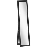 HOMCOM - Miroir pleine longueur - 14,6 po l x 61,8 po H - noir-Miroir pleine grandeur pour montrer votre look complet 