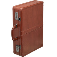 Mancini - Business 86476CG Mallette extensible - 17.75po x 4.75po x 13po - Cognac-Organisateur