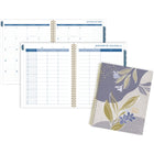 Cambridge - Agenda scolaire hebdomadaire/mensuel pour enseignants 2025-2026 - 11 po H x 8 1/2 po l - floral lavande - bilingue-Reliure à double spirale
