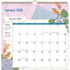 WSBL - 2026 Coccinelle File-It  Calendrier mural Mensuel - 30,5 cm l x 30,5 cm H - Anglais-Les chemises s'adaptent à tout classeur de taille standard
