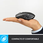 Logitech - MX Anywhere 2S souris sans fil édition Bluetooth - Graphite-Souris ergonomique: conçue pour s'adapter à votre main, cette souris portable confortable offre le contrôle sans fil dont vous avez besoin à la maison, au travail ou en déplacement 
