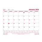 Brownline - 2026 Recharge pour calendrier sous-main mensuel - 23-1/2 po x 18-3/8 po - Anglais-12 mois: janvier 2026 à décembre 2026