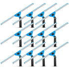 Gritt Commercial - Raclette pivotante pour fenêtres de 18 po avec déclenchement rapide - Lot de 12-Nettoyage de vitres sans traces