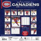 Turner Sports - 2026 Canadiens De Montreal Calendrier mural de l'équipe Mensuel - 30,5 cm l x 30,5 cm H - Bilingue-Page bonus avec les mois de septembre à décembre 2025