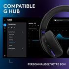 Logitech - G325 LIGHTSPEED, Casque gaming sans fil Bluetooth - Noir-10