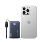 INIU - Banque d'alimentation Pocket Pro 10 000 mAh - Noir-Le plus petit 10 000 mAh du marché : La batterie externe INIU 10 000 mAh redéfinit la recharge portable avec sa conception de la taille de la paume. Dites adieu au besoin d’un sac juste pour transporter un chargeur — cet appareil ultra-léger se glisse facilement dans n’importe quelle poche, rendant la charge complètement facile et sans effort.
