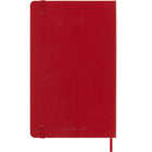 Moleskine - Agenda semainier Classic18 mois 2025-2026 - couverture rigide - grand format (12 -7 x 21 cm) - rouge écarlate - 208 pages-Ouverture à plat à 180°