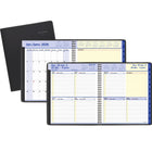 AT-A-GLANCE - Cahier de rendez-vous hebdomadaire/mensuel QuickNotes 2026 - 9 7/8 po H x 8 po l - noir - bilingue-Reference des mois passe et futur