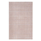Modway - Kaja Abstract Plaid Tapis de 5 pi l x 8 pi L - Ivoire Camée Rose et Bleu Clair-Tapis à carreaux abstrait
