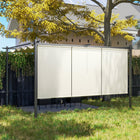 Outsunny - Retractable Pergola Canopy avec store à enrouleur - 10 pi x 12 pi - beige-Les vis d’expansion incluses assurent une installation sécurisée et stable de la pergola à chaque fois 