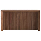 Hudson&Canal - Console Piedmont 56" L - Noyer satiné-La table est fabriquée à partir de matériaux MDF et PVC de haute qualité et durables