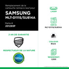 CIG - Cartouche de toner Samsung MLTD111S remise à neuf - rendement standard - noir-Rendement de page : 1000