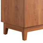 Modway - Miles 24" Armoire de toilette de salle de bain (lavabo non inclus) - Noyer-Assemblée requise