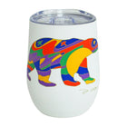 Oscardo - Gobelet avec motif artistique autochtone Alpha Bear de Dawn Oman-Des gobelets à double paroi Oscardo mettant en valeur de l’art autochtone authentique, avec des motifs créés par des artistes des Premières Nations, inuits et métis de partout au Canada