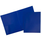 JAM Paper - Pop Porte-documents à 2 pochettes - bleu foncé - Paquet de 6-Dossiers POP JAM Paper | Couleur : bleu foncé.