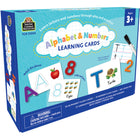 Teacher Created Resources - Cartes d'apprentissage de l'alphabet et des nombres - Ensemble de 75-Retournez la carte pour utiliser la surface inscriptible/effaçable pour vous entraîner à écrire des lettres et des chiffres encore et encore