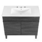 Modway - Render 36" Vanette de salle de bain - Blanc charbon-8