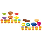 Play-Doh - Formes alimentaires, Assortis-6 couleurs Play-Doh : les boîtes de 56 grammes (2 onces) de pâte à modeler comprennent une variété de couleurs assorties (contiennent du blé)