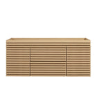 Modway - Render 48" Armoire de lavabo compatible avec un seul lavabo (non inclus) - Chêne-9